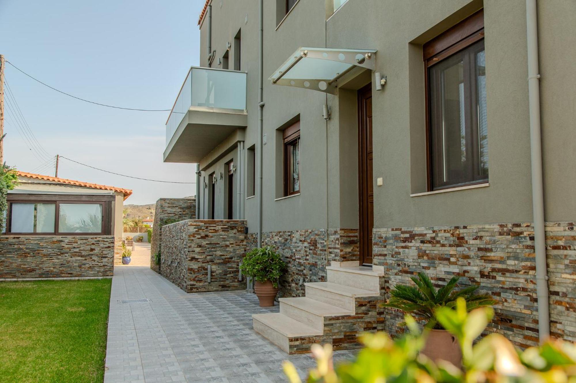A Cozy Eco Villa By The Sea Goúves Eksteriør bilde
